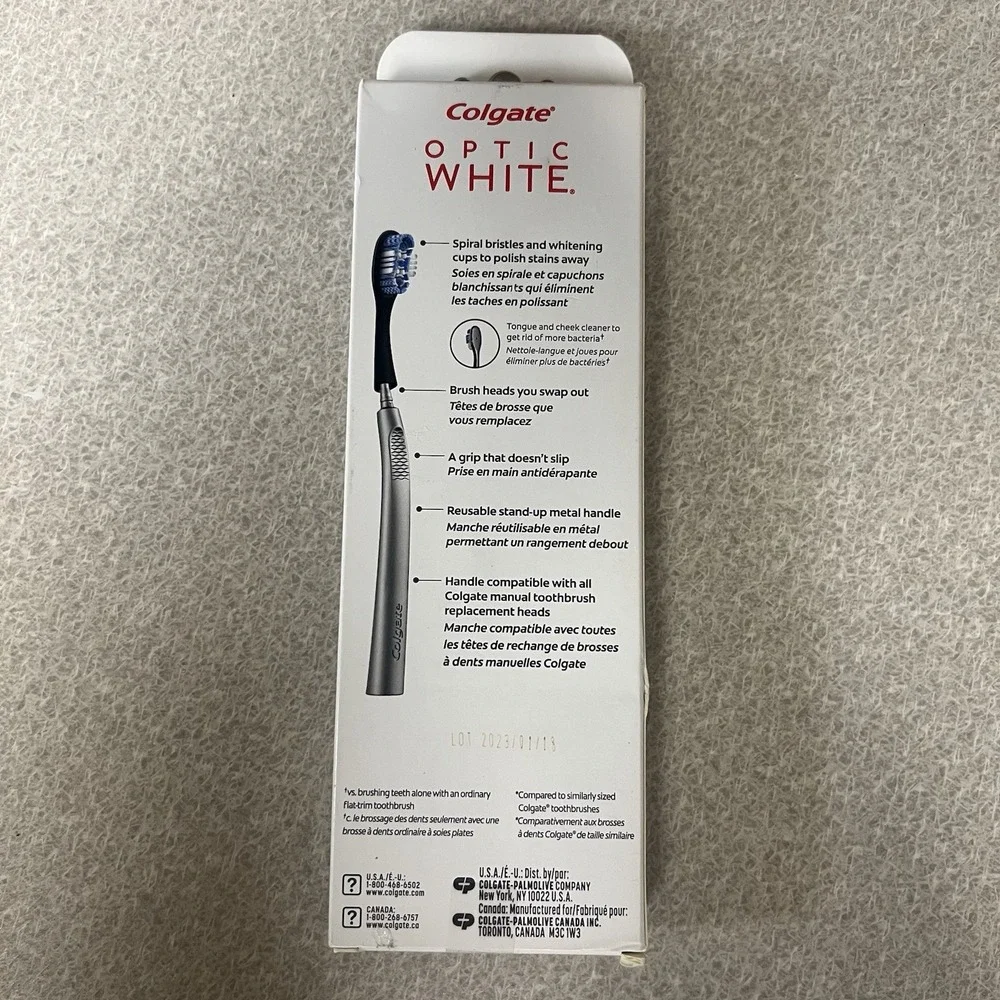 *Colgate INFINTIY Optic White Toothbrush With Replacement‎ Heads